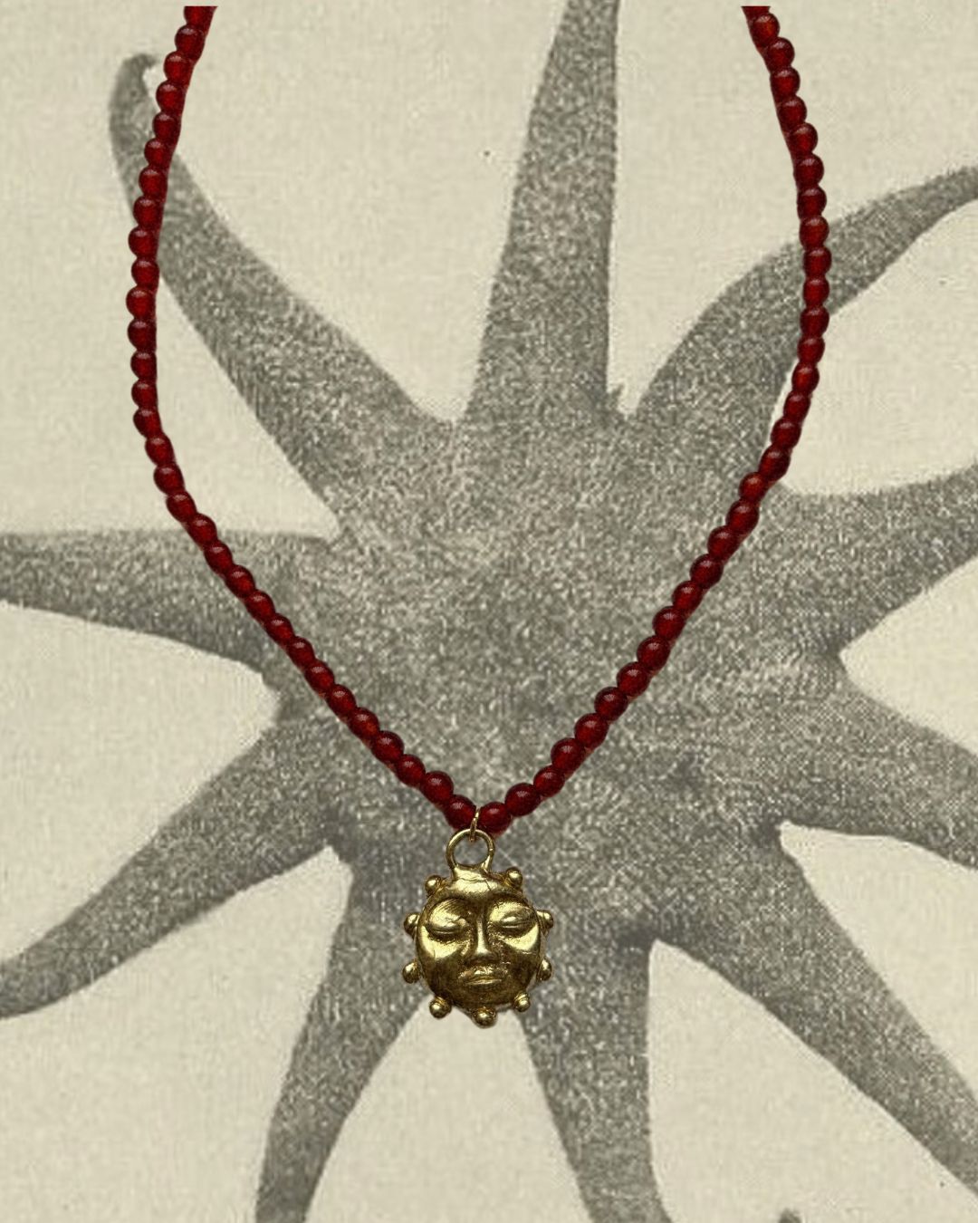 Ra beaded necklace