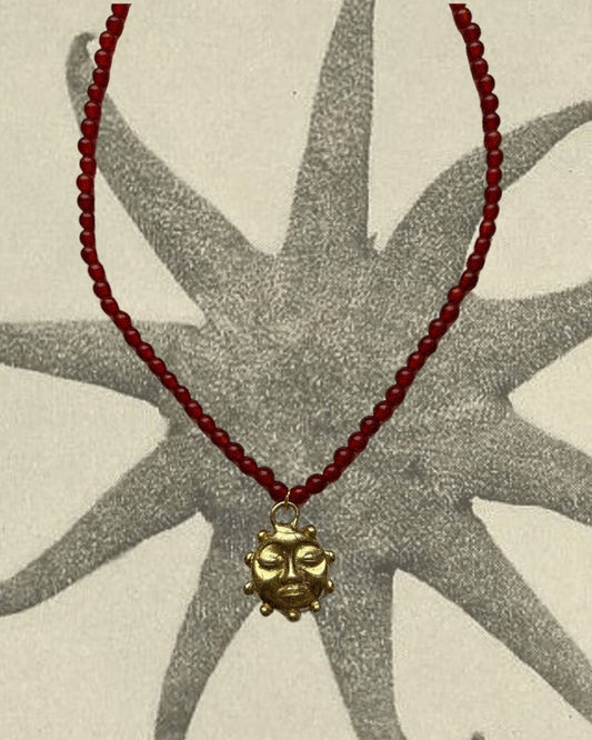 Ra beaded necklace