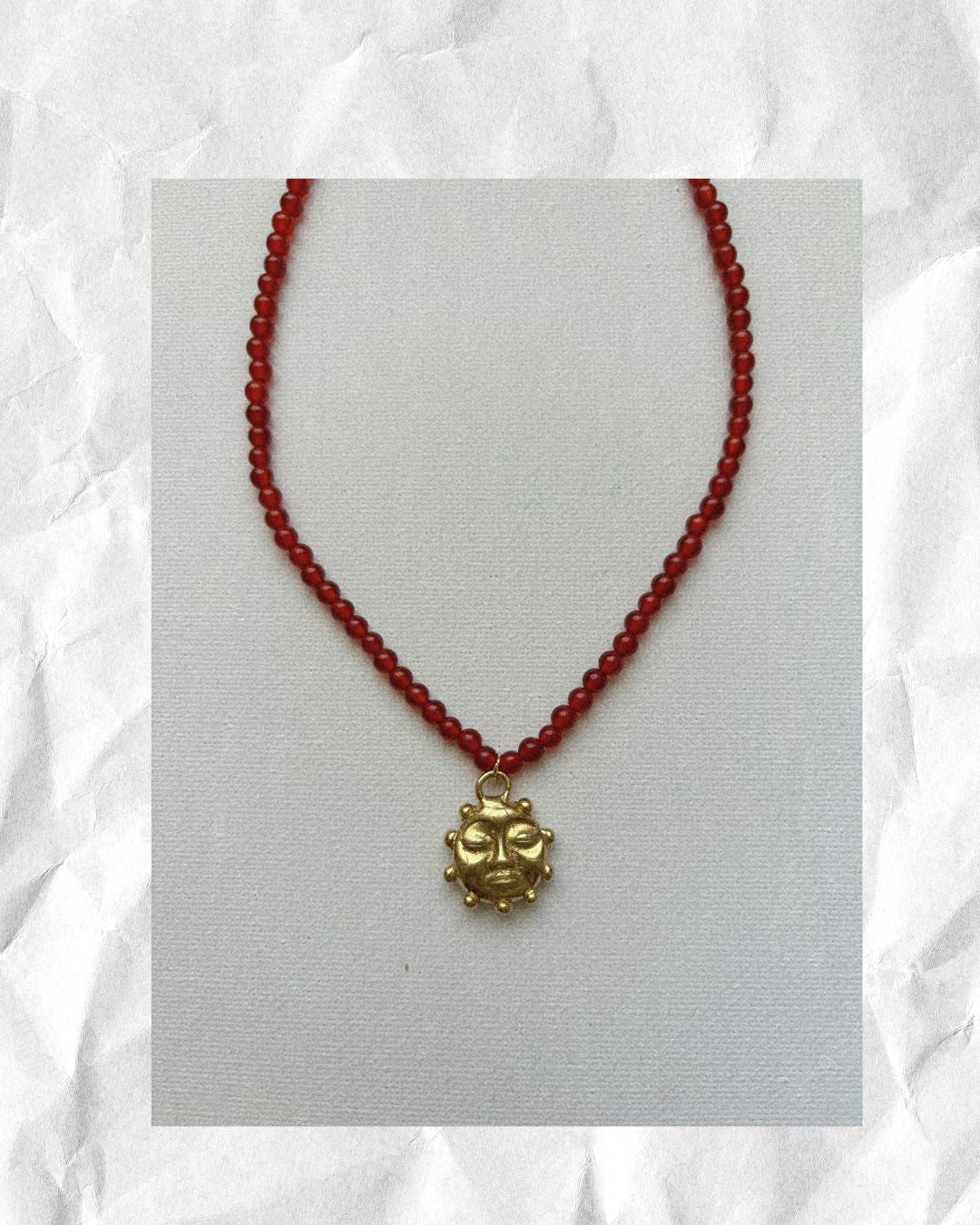 Ra beaded necklace